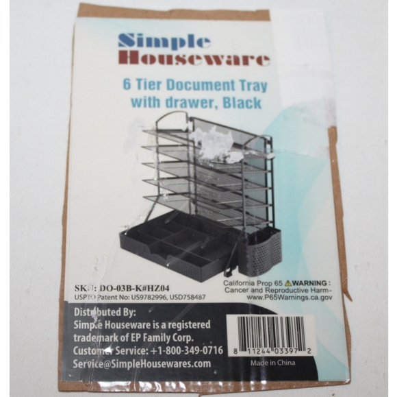 6 Tier Document Tray With Drawers - Picture 14 of 16